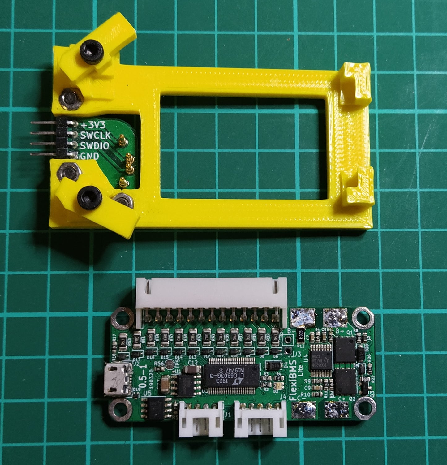 FlexiBMS Lite 12S SWD-programming Jig